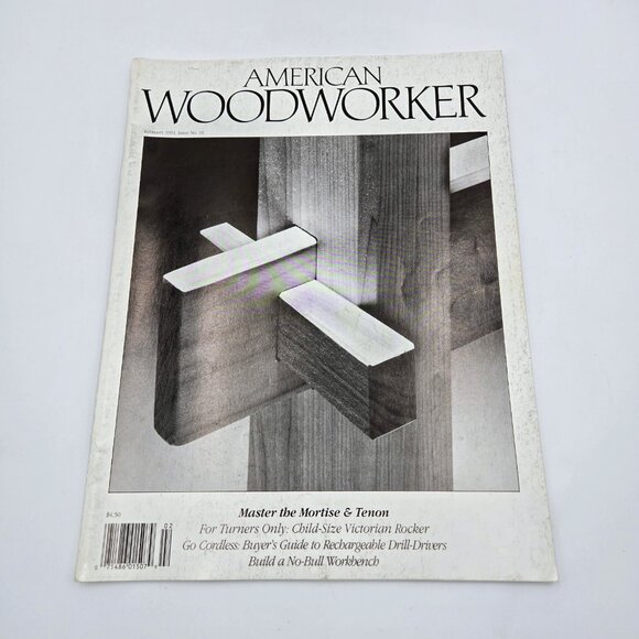 American Woodworker Magazine Lot December 1990 February April June August Decemb - Picture 9 of 15